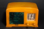 Fada 53 Catalin Radio in Yellow + Blue - Great Color Combo